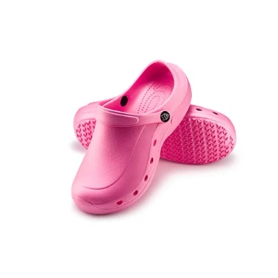 Afbeelding van ESTRO Klompen Heren Tuinklompen Dames Unisex Sanitaire Tuinschoenen Gom Schoenen Zomer F92 (39, Roze)