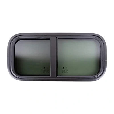 Afbeelding van Caravan zijramen, getint, schuifraam, caravanraam, met insectenhor, zijraam voor de caravan: 600 x 300 mm
