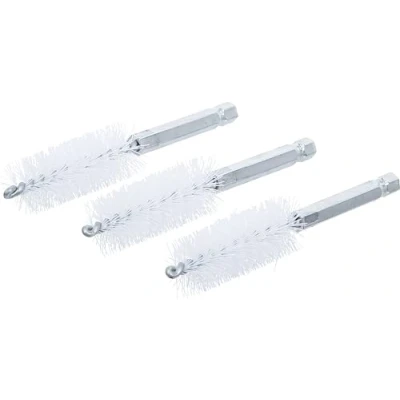 Afbeelding van BGS, Schuurmiddelen, Nylon borstel 18 mm Aandrijving zeskantkop 6,3 (1/4&quot;) 3 stuks.