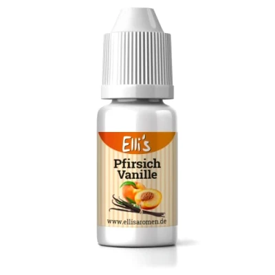 Afbeelding van Ellis aroma&#039;s perzik vanille levensmiddelaroma vloeibaar voor levensmiddelen en vloeistoffen, het bakken, koken, zoals pap kwark caloriearm