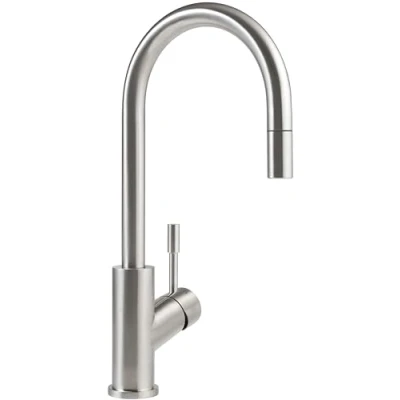 Afbeelding van Villeroy &amp; Boch VB 9254 00 LC, Keukenkraan UMBRELLA FLEX, Brushed steel