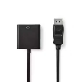 Afbeelding van DisplayPort naar DVI kabel Nedis 0.2 meter (DVI D, Full HD, 100% koper)