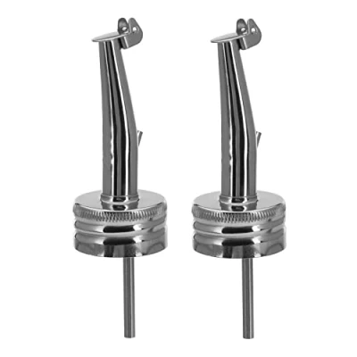 Afbeelding van Westmark 2 hällpip för sprit och ölflaskor Med skruvlock, ø 28 mm, små luftrör lock, Metall/rostfritt stål, Inox Gastro, Silver, 45202280