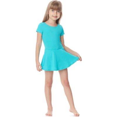 Afbeelding van Merry Style Dames Body Bodysuit met rok Katoen Balletjurk Turkoois 110 MS MS10 136 BD