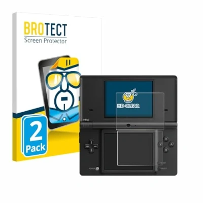 Afbeelding van BROTECT (2 Stuks) Schermbeschermer voor Nintendo DSi Screen Protector Transparant