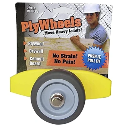 Afbeelding van PlyWheels Dolly van multiplex en gipsplaten