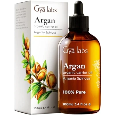 Afbeelding van Gya Labs USDA biologische arganolie voor haargroei 100% pure uit Marokko de huid Marokkaanse het gezicht Argan haarolie goed en Moisturizer (100ml)