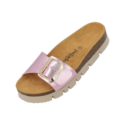 Afbeelding van Palado Muiltjes, Dames, Maat: 38, Rosa metallic Kunststof