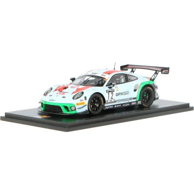 Afbeelding van Porsche 911 GT3 R Spark Modelauto 1:43 2020 Matt Campbell / Patrick Pilet Mathieu Jaminet GPX