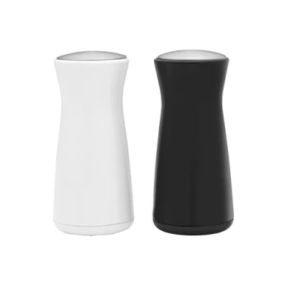Afbeelding van Salter BW12947EU7 Gravity Salt and Pepper Shaker Set Classic Seasoning Mills, &amp; Pots, Tilt to Operate, No Spill Design, Monochrome Ideal for Ground Salt, Pepper, Spices
