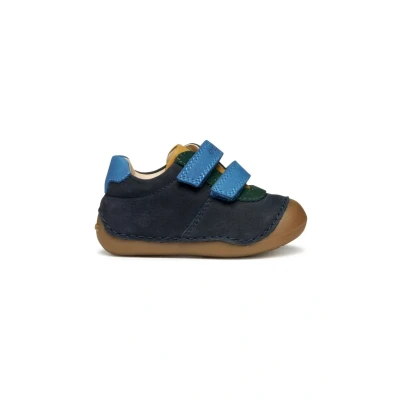 Afbeelding van Geox Kruipschoentjes voor kinderen, Maat: 22, Navy multicolor Leer