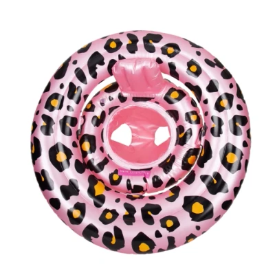 Afbeelding van Swim Essentials Baby Float Roségoud Panter 0 1 Jaar Zwemring