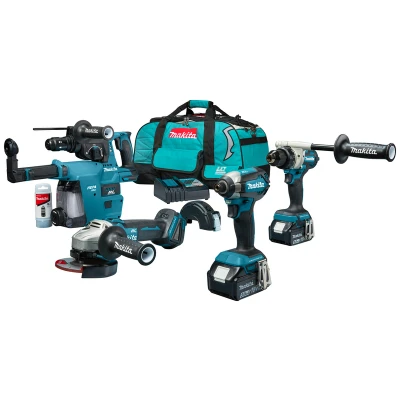 Afbeelding van Makita DLX4155TX1 18 V Combiset voor allround tot zwaar boor , schroef en slijpwerk