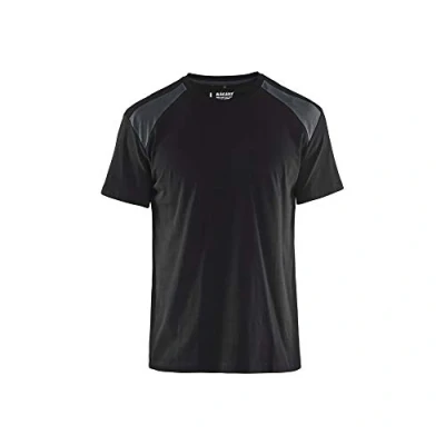 Afbeelding van Blaklader T shirt bi colour 3379 1042 Zwart/Donkergrijs XL