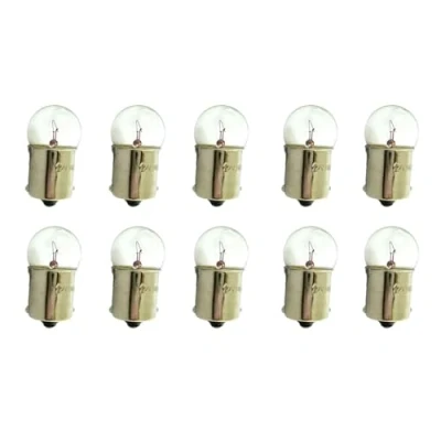 Afbeelding van 10 stuks 12V halogeenlamp, vervangende lampen voor auto&#039;s en motorfietsen (G18,5 BA15S R10W 10W)
