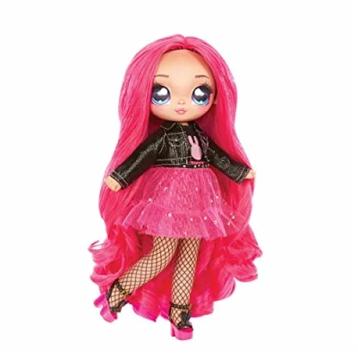Afbeelding van Na Ultimate Surprise Nieuw Bevat Modepop met Haar, Designerkleding &amp; Accessoires Black Bunny