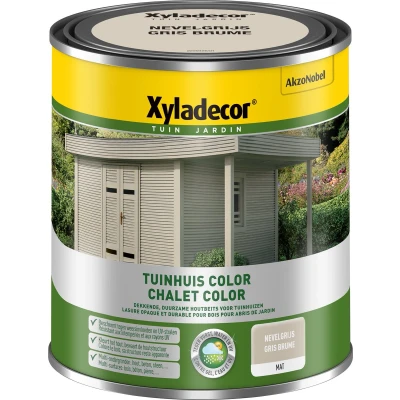Afbeelding van Xyladecor Houtbeits Tuin Color 1l Nevelgrijs