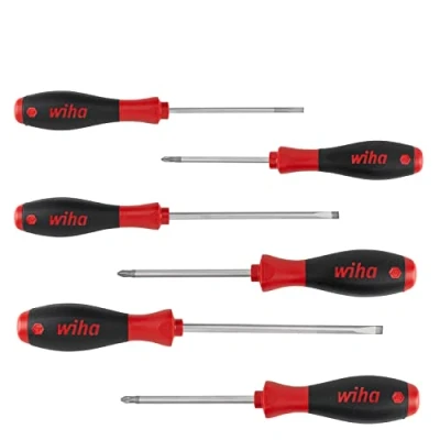 Afbeelding van Wiha Juego de destornilladores SoftFinish® ranurados, Phillips, Pozidriv, 6 unid. (26113)