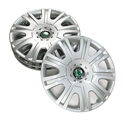 Afbeelding van Skoda 1Z0071435 wieldoppenset 15 inch Gaspra 4x wieldoppen 6Jx15 stalen velgen