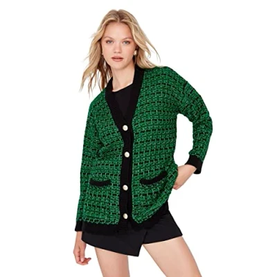 Afbeelding van Trendyol TWOAW21HI0250 Volwassenen Vrouwen Hesje single Groen M