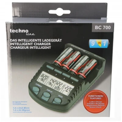 Afbeelding van BC 700 snellader met LCD display en ontladingsfunctie