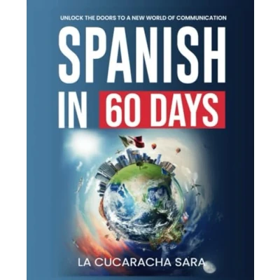 Afbeelding van Spanish in 60 Days: the Language Learning Workbook to Help You Speak Just Like Locals With Common Slang Words and Phrases, Conversation Starters, Grammar Rules Live By!
