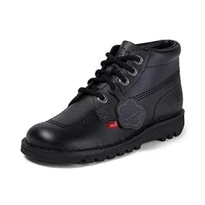Afbeelding van Kickers Klassieke Kick Hi enkellaarsjes voor dames, Zwart, 36 EU