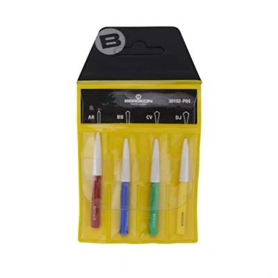 Afbeelding van Bergeon 30102 P04 Assortiment van 4 Oilers Watchmaker Tool Set, Veelkleurig, Modern, Meerkleurig, Klassiek