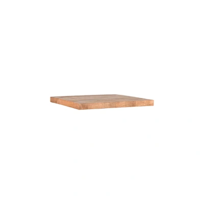 Afbeelding van LABEL51 Restaurant/Bartafel Blad Vierkant Straight Edge 70x70 cm naturel Hout