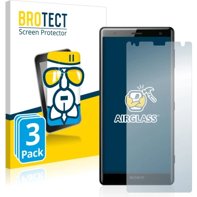 Afbeelding van BROTECT Screenprotector voor Sony Xperia XZ2 Folie Beschermfolie Beschermglas transparant (3 Stuks)