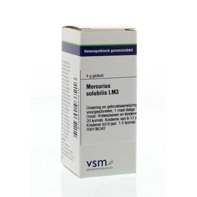 Afbeelding van Vsm Mercurius Solubilis Lm3, 4 gram