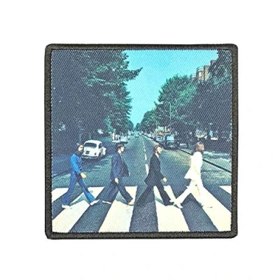 Afbeelding van The Beatles Patch Abbey Road Album Cover nieuw Officieel embroidered Iron on Accessory Size