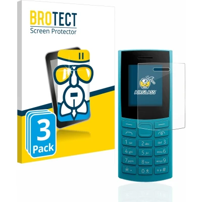 Afbeelding van BROTECT AirGlass Vetro (3 Stuk, Nokia 105), Smartphone beschermfolie, Transparant