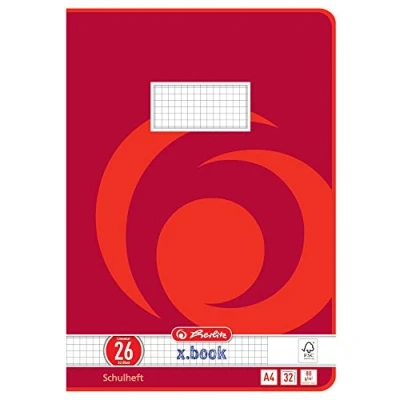Afbeelding van Herlitz 340265 Schrift, A4, 32 vellen, liniatuur 26, FSC Mix, 5 stuks