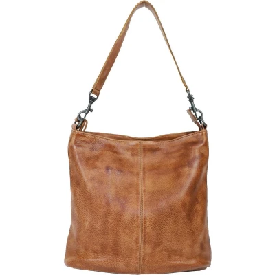 Afbeelding van Bear Design Caprica Leren Hobotas / Schoudertas Cognac