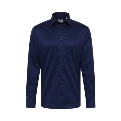 Afbeelding van Eterna Luxury Shirt Modern FIT Zakelijk overhemd, Heren, Maat: 39x65, Marine