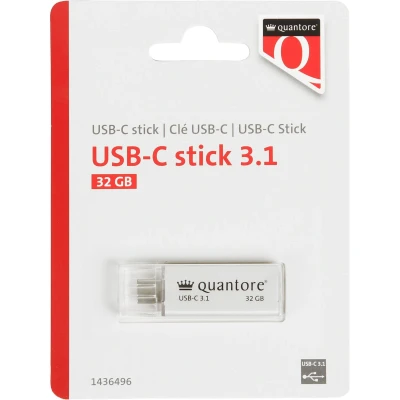 Afbeelding van USB stick C 32GB 3.1 zilver