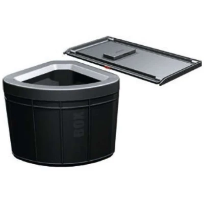 Afbeelding van Franke Sorter Solo 60 draaibaar afvalsysteem aan deur 40 liter afvalemmer met koolstoffilter 1210307572