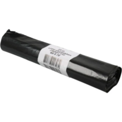 Afbeelding van Zwarte Vuilniszakken 100 Zakken 200 Liter Gerecycled LDPE 90cm x 125cm (Sterke Afval Zakken, Grote Vuilniszakken, Materiaal)