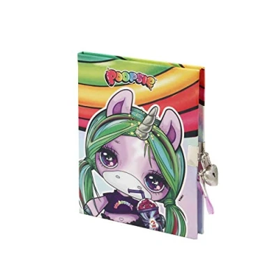 Afbeelding van Karactermania Poopsie Slime Surprise Rainbow Lock en Key Dagboek veelkleurig one size