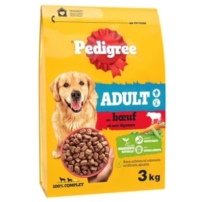 Afbeelding van 3kg Pedigree Adult met rund &amp; groenten droog hondenvoer