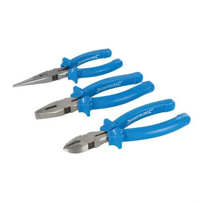 Afbeelding van Silverline 3 delige tangen set 160 mm