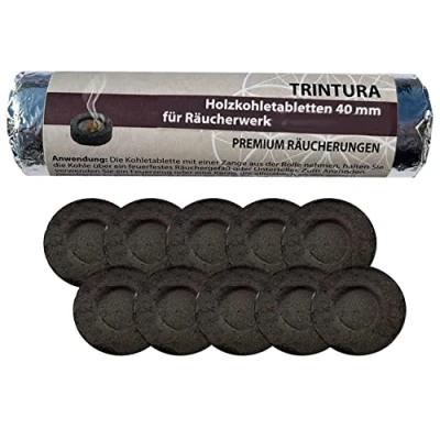 Afbeelding van Rookool voor het roken, 40 mm, zelfontbrandende kooltabletten geschikt wierookpan en wierookbrander