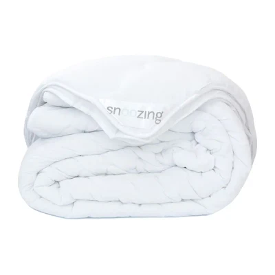 Afbeelding van Snoozing Swiss Dreams Synthetisch 4 seizoenen dekbed Lits jumeaux 240x220 cm Wit