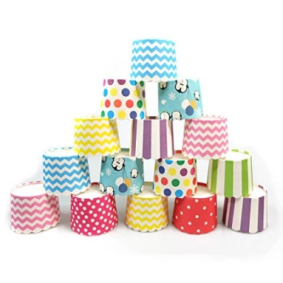 Afbeelding van Keysui 100 stuks papieren cupcake dessert muffinvorm papier muffin cases
