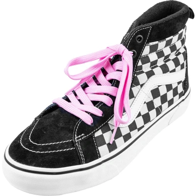 Afbeelding van Feterz Sneakerveters Platte roze schoenveter 140cm 10 mm breed
