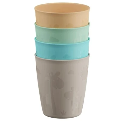 Afbeelding van nip Kinderdrinkbekers voor peuters en baby&#039;s, met schattig motief, BPA vrij, Made in Germany, set van 4, vanaf 12 maanden