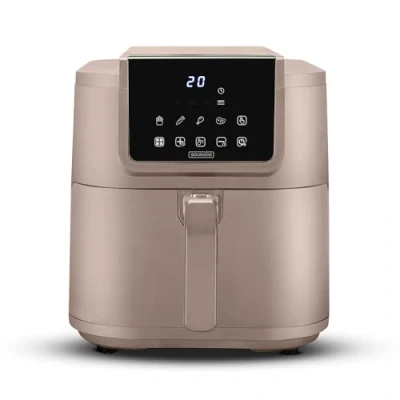 Afbeelding van Bourgini Slim Fit Health Fryer 8l Pure Heteluchtfriteuse Beige