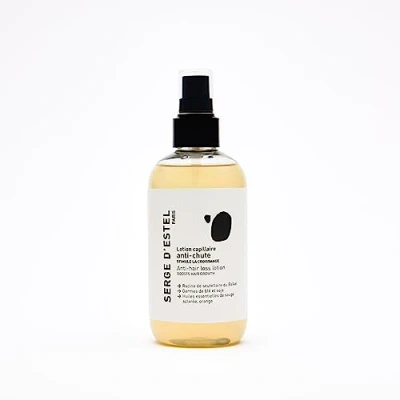 Afbeelding van SERGE D&#039;ESTEL PARIS Anti haaruitval Spray Lotion 200ml Versterkt het haar en stimuleert de groei Ricinusolie Vitamine E 100% Vegan
