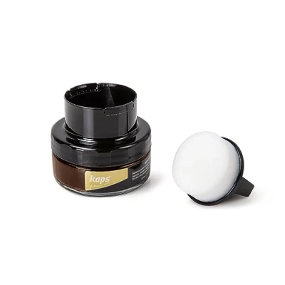 Afbeelding van Schoencrème met Sponsapplicator, Intensieve Leerverzorging en Voedend, Kaps Delicate, 70 kleuren (157 leer)